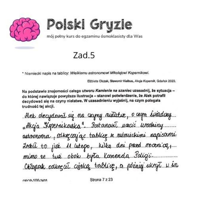 Egzamin ósmoklasisty 2024: polski. Zadania, arkusze CKE i odpowiedzi z języka polskiego 14.05.2024