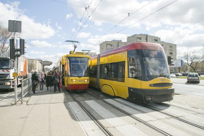 Remont torowiska na Grochowskiej