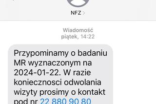 NFZ: Miliony SMS-ów z przypomnieniem o wizycie