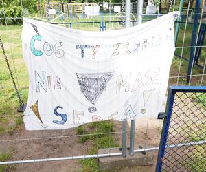 Ogrodzony plac zabaw na Winogradach
