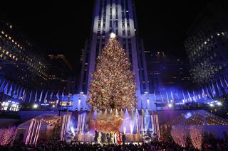 Choinka w nowojorskim Rockefeller Center rozbłysła! Robi ogromne wrażenie [ZDJĘCIA]