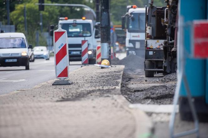 Prace na pl. Bankowym (lipiec 2024)