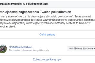 Facebook ukryje powiadomienia. O co chodzi? Co się zmieniło w serwisie? 