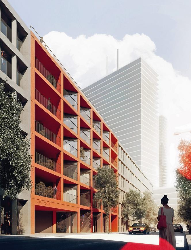 Blok Sprzeczna 4 na warszawskiej Pradze 