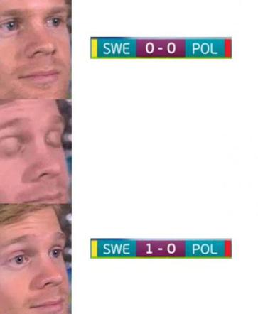 Memy po meczu Polska - Szwecja