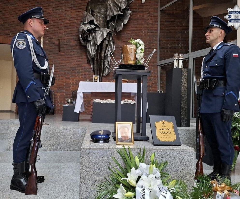Żałoba wśród policjantów. Z honorami pożegnali kolegę, którego zabrała ciężka choroba