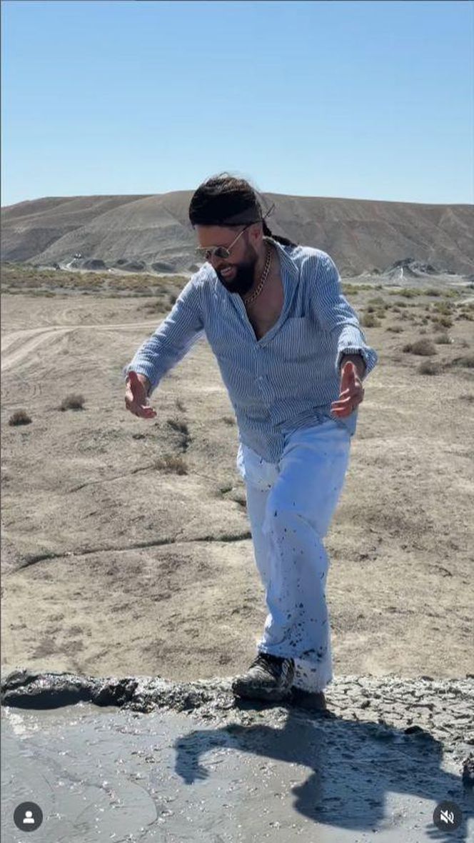 Maja Rutkowski zażywa błotnego SPA