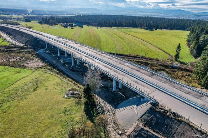 Budowa zakopianki DK 47 Rdzawka - Nowy Targ