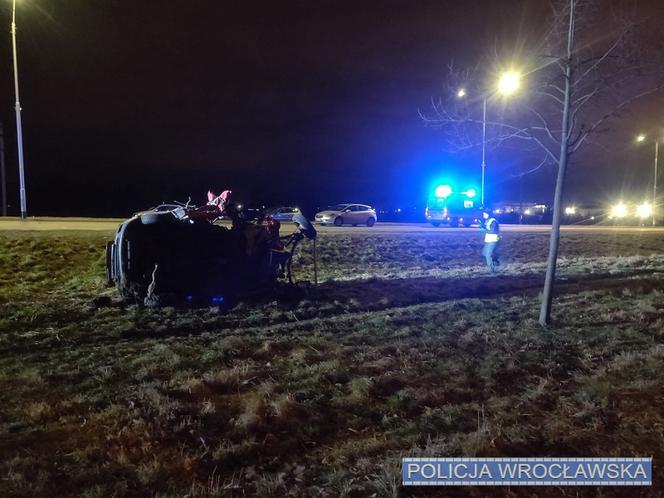 Wypadek na al. Sobieskiego we Wrocławiu