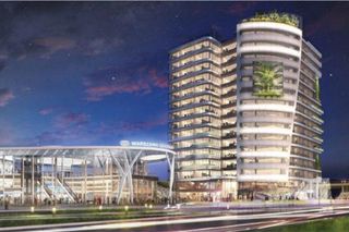 Wizualizacje nowego dworca Warszawa Gdańska, połączonego z centrum biznesowym