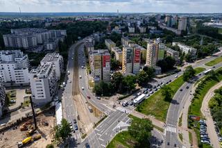 Al. Powstańców Wlkp. przed przebudową