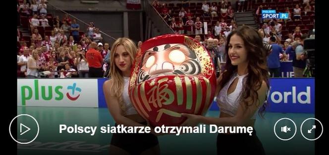Polscy siatkarze odbierają Darumę za awans na igrzyska [WIDEO]