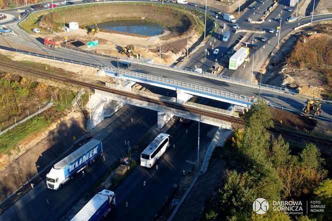 Otwarto węzeł Pogoria na trasie S1 Podwarpie - Dąbrowa Górnicza