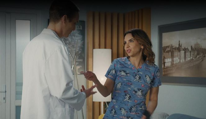 M jak miłość odc. 1884. Aneta (Ilona Janyst), Olek (Maurycy Popiel)