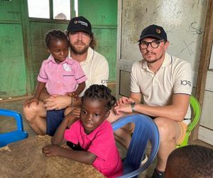 Łukasz Lis w Afryce