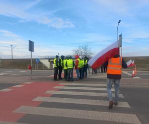 Protest rolników w Medyce