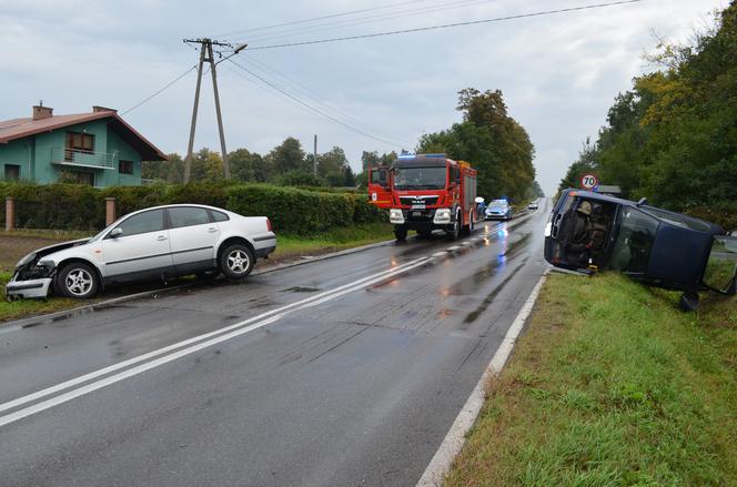 Wypadek na trasie Starachowice-Tychów