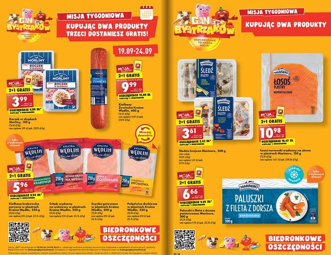 Biedronka promocje od 19.09