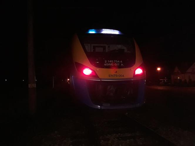 Wypadek na przejeździe kolejowym
