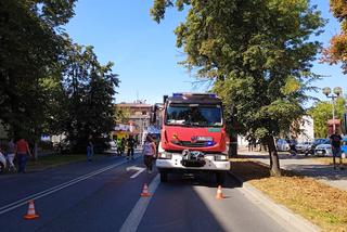 Wypadek na skrzyżowaniu ulic Szkotnik i Mościckiego