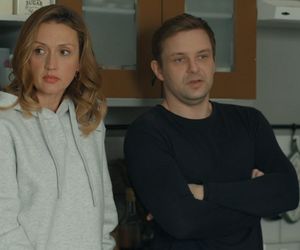 	Barwy szczęścia odc. 3187. Asia Sokalska (Anna Gzyra), Hubert (Marek Molak)