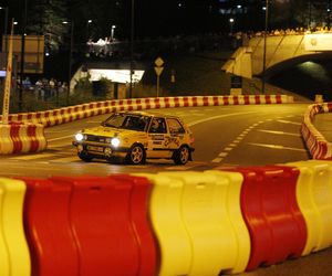 Rajd Śląska 2025. Nocny odcinek specjalny ulicami Katowic