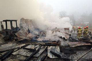 Nad ranem wybuchł pożar tartaku na Podkarpaciu