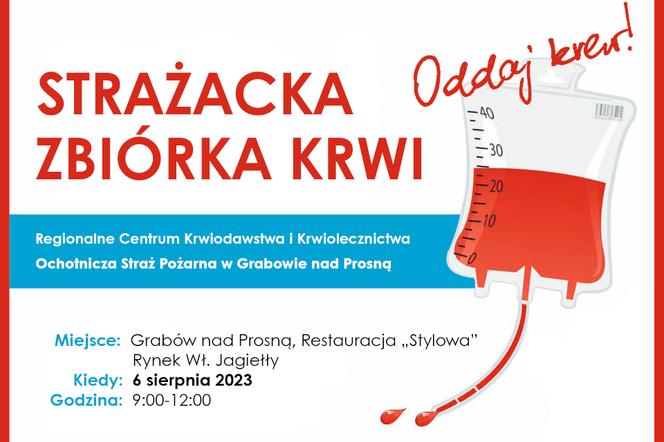 Strażacka zbiórka krwi w Grabowie nad Prosną 