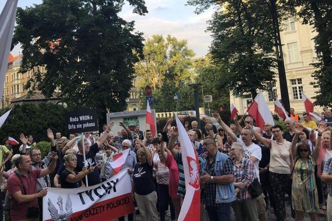 Manifestacji w obronie ks. Michała Olszewskiego