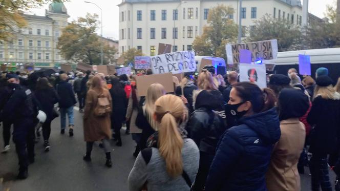 Protest kobiet w Szczecinie 27.10.2020