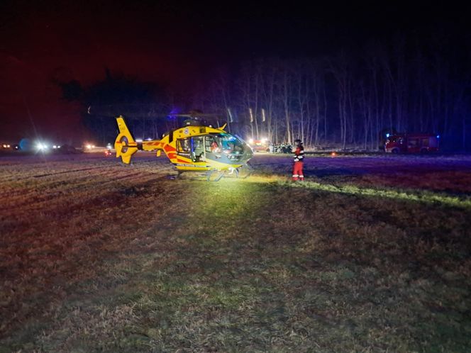 Quad zderzył się ze zwierzęciem w gminie Krzywiń