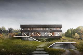 Dom z grotą, proj. BXB Studio