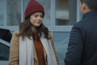 M jak miłość odcinek 1871 ostatni - finał sezonu. Kasia (Paulina Lasota), Jakub Karski (Krzysztof Kwiatkowski)