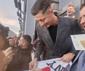 Lewandowski rozświetlił Empire State Building