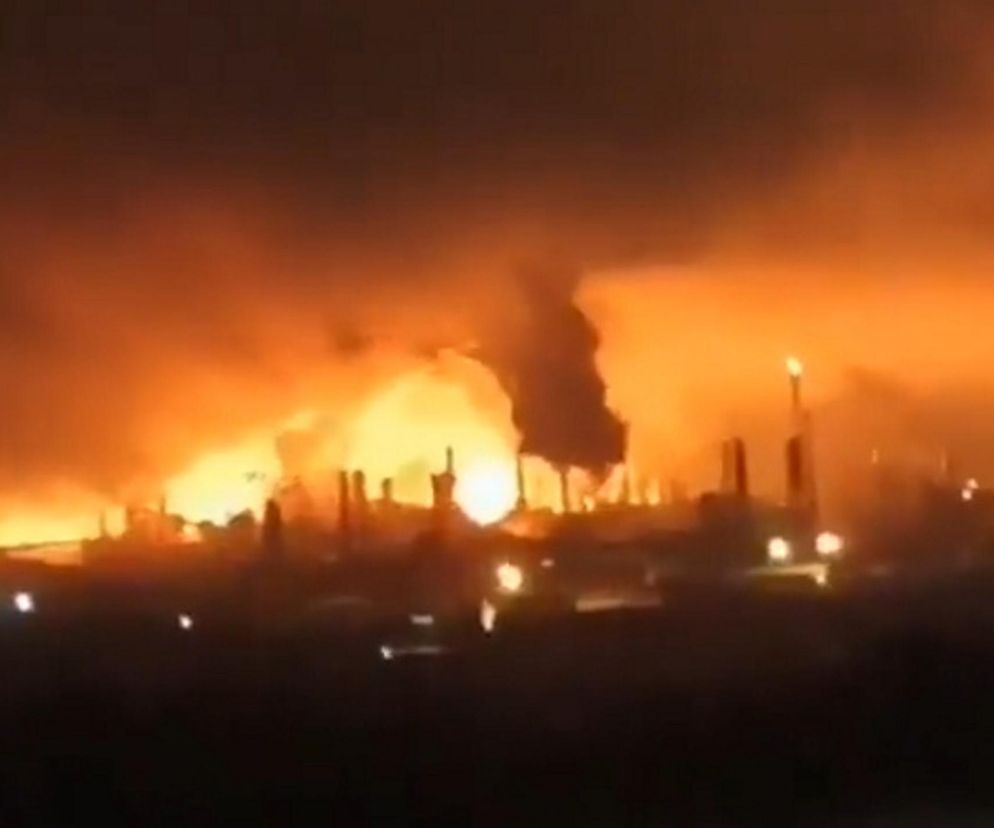 Drony podpaliły rafinerię i tankowiec nad Morzem Czarnym