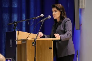 Marzena Okła-Drewnowicz, Sekretarz Stanu w KPRM, podczas Kongresu Senioralnego