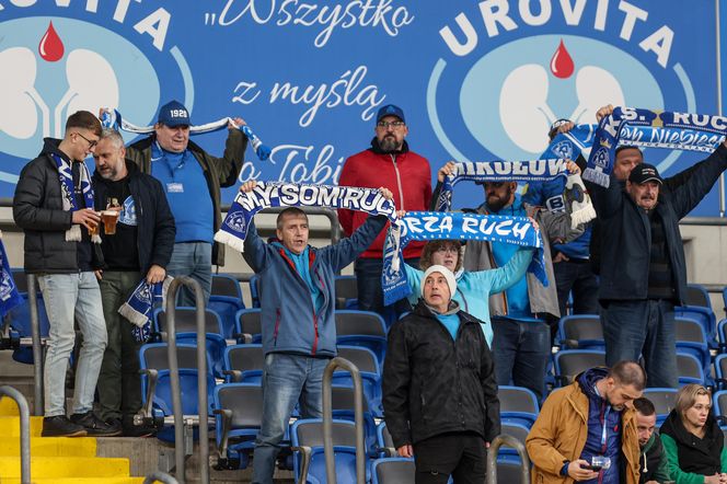 kibice na meczu Ruch Chorzów - Warta Poznań