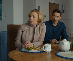 Barwy szczęścia, odcinek 3167. Wanda (Maja Barełkowska), Tomasz (Jakub Sokołowski)