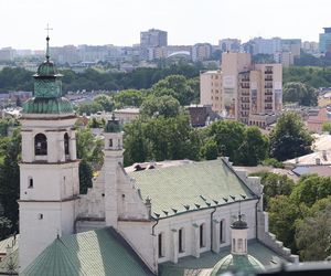 Panorama Lublina z najwyższego punktu widokowego w mieście - Wieży Trynitarskiej