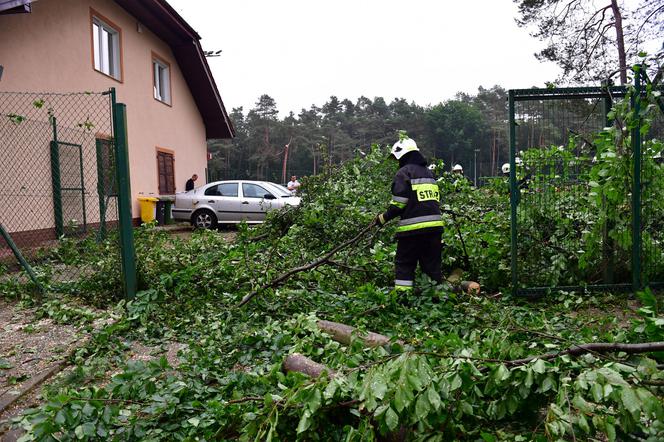 Trąba powietrzna przeszła przez Złocieniec
