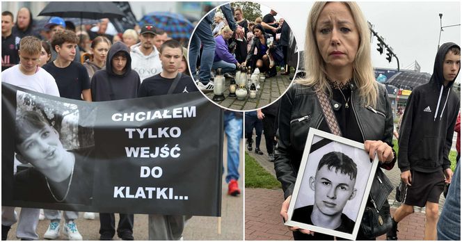 Setki osób upamiętniły Oliwiera. 20-latek zmarł po interwencji policji. "Zabili go jak zwierzę"