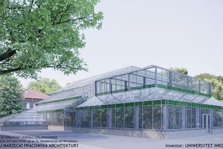 Palmiarnia UW we Wrocławiu. Wizualizacja