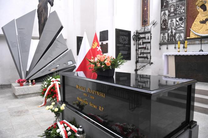 grób Macieja Płażyńskiego – posła, prezesa Stowarzyszenia „Wspólnota Polska”