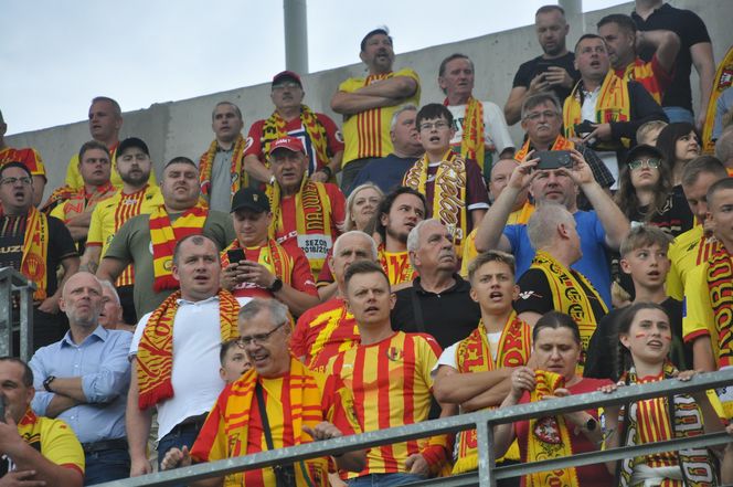 Kibice na meczu Korona Kielce - Radomiak Radom. 8 sierpnia 2025