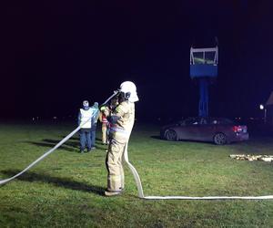 Samolot wbił się w strefę dla publiczności. Ćwiczenia służb na lotnisku w Lesznie