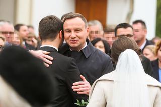 Prezydent na ślubie swojego aniołka