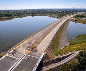 Plac budowy S1 Oświęcim - Dankowice w sierpniu 2024