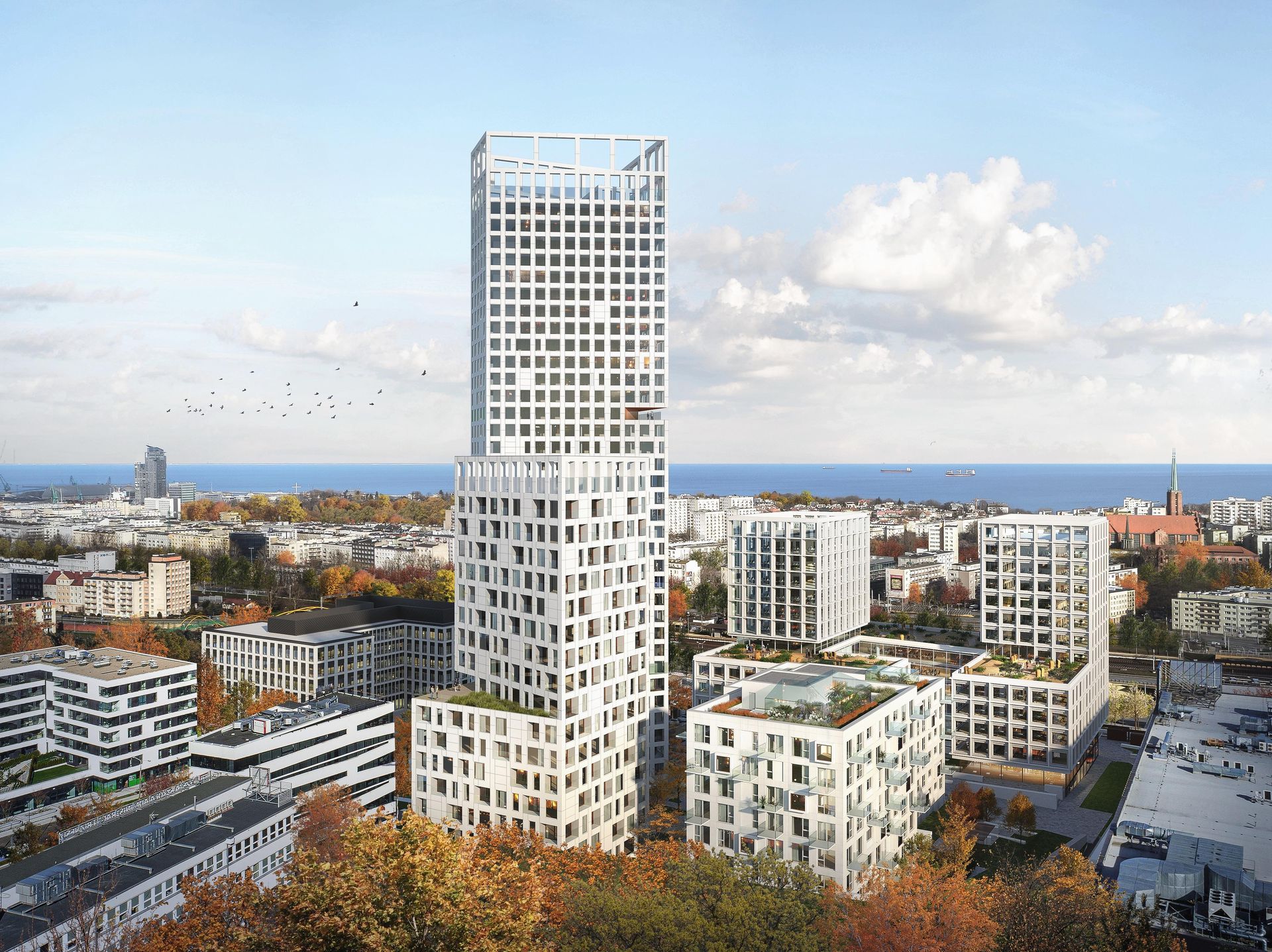 120-metrowy wieżowiec wyrośnie w Gdyni Redłowie. Rusza budowa SkyCity 