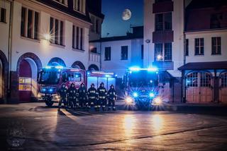 Bydgoska straż pożarna usuwała skutki nocnej śnieżycy