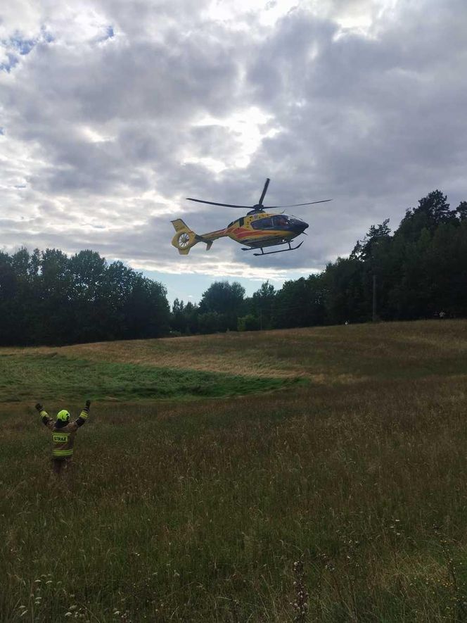 Tragedia pod Olsztynem. Osobówką jechała czteroosobowa rodzina. Ojciec i syn nie żyją